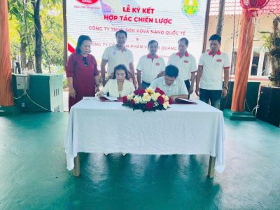LỄ K&Yacute; KẾT HỢP T&Aacute;C CHIẾN LƯỢC VỚI C&Ocirc;NG TY SƠN KOVA