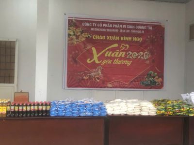 L&Atilde;NH ĐẠO C&Ocirc;NG TY TRAO QU&Agrave; TẾT CHO NGƯỜI D&Acirc;N NGH&Egrave;O TR&Ecirc;N ĐỊA B&Agrave;N TỈNH QUẢNG TRỊ NH&Acirc;N DỊP Đ&Oacute;N XU&Acirc;N B&Iacute;NH NGỌ NĂM 2026